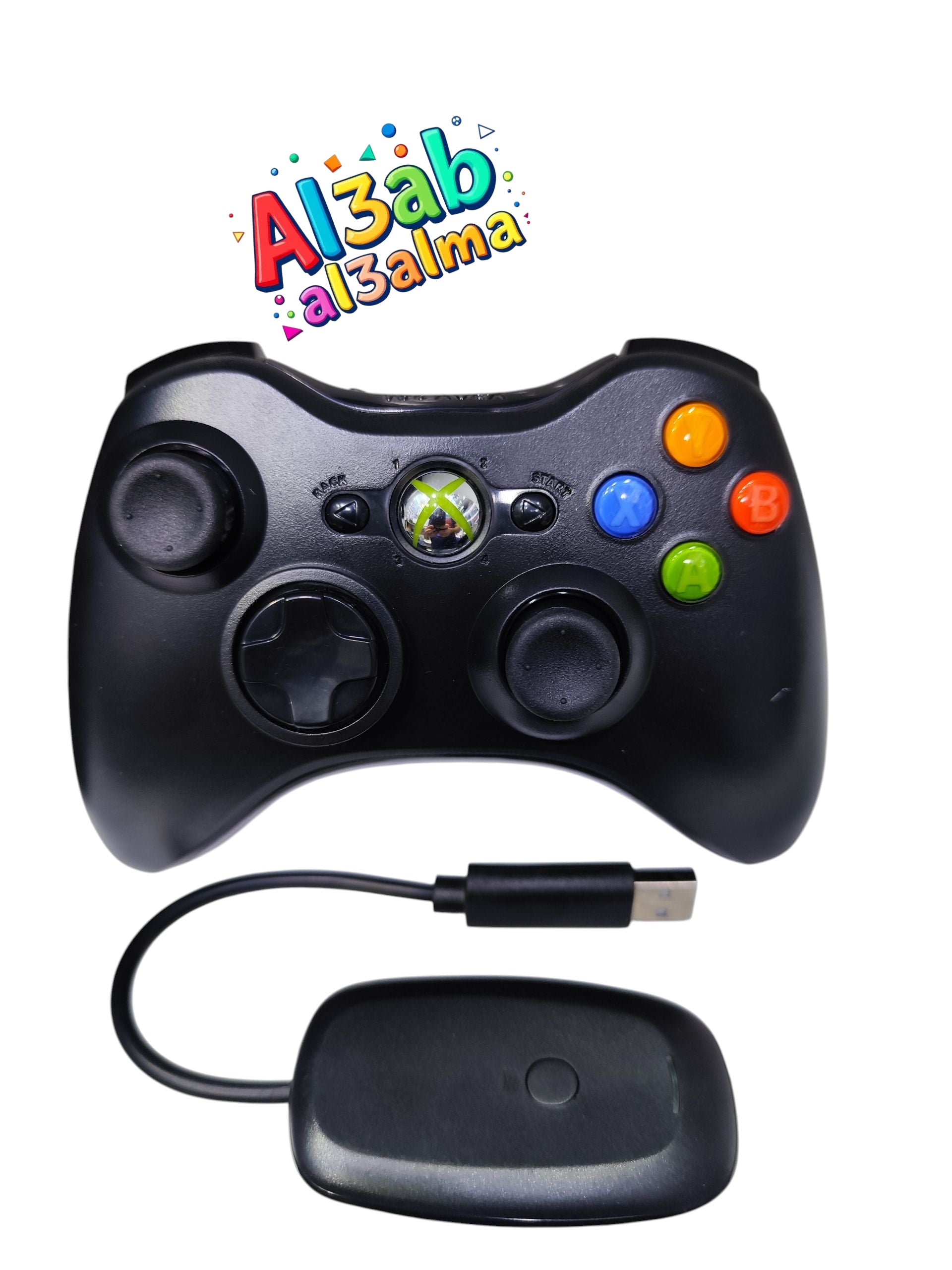 MANETTE XBOX 360 FIL+ADAPTEUR PC