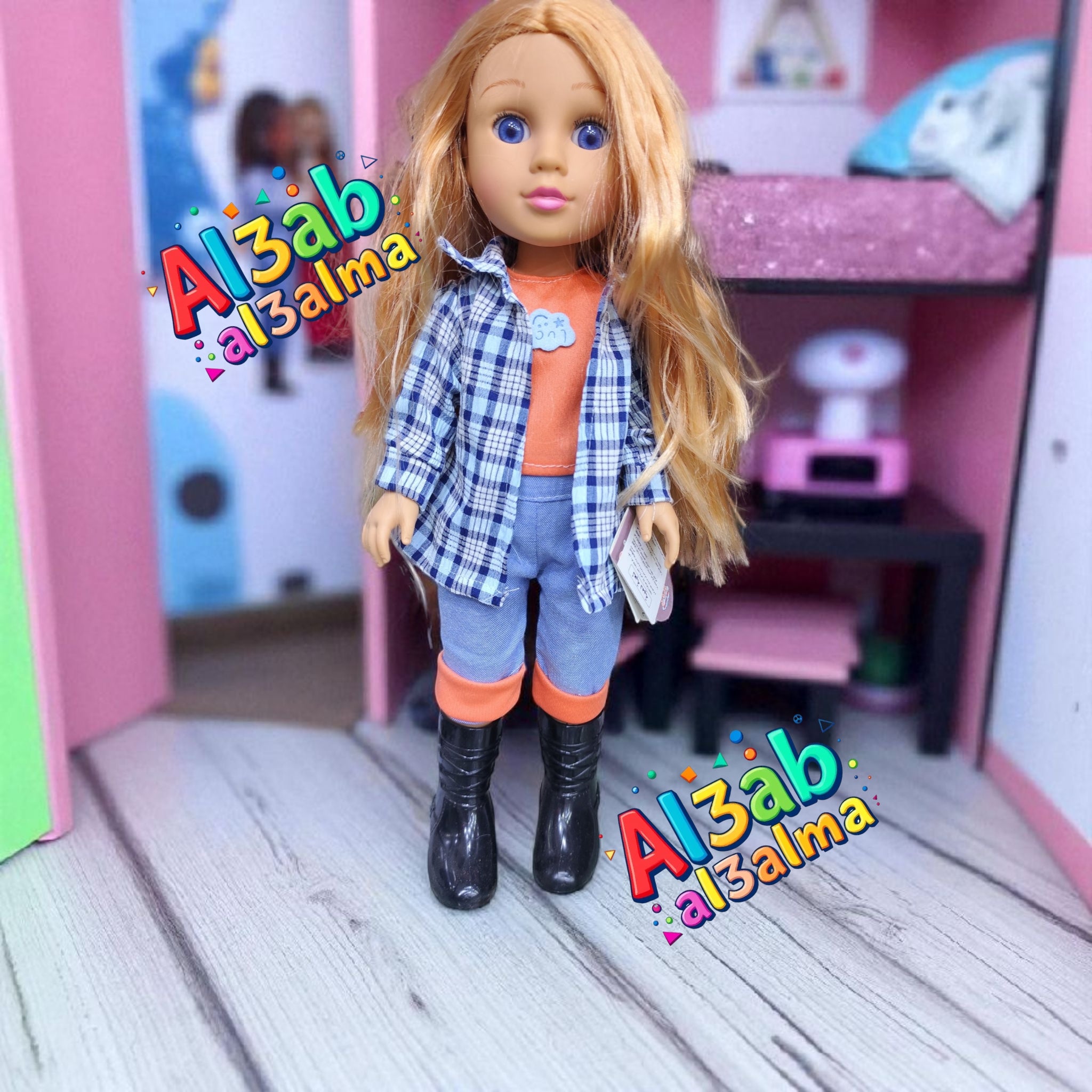 🎀 دمية ماي ماي – حجم 33 سم 👧💖MAY-MAY