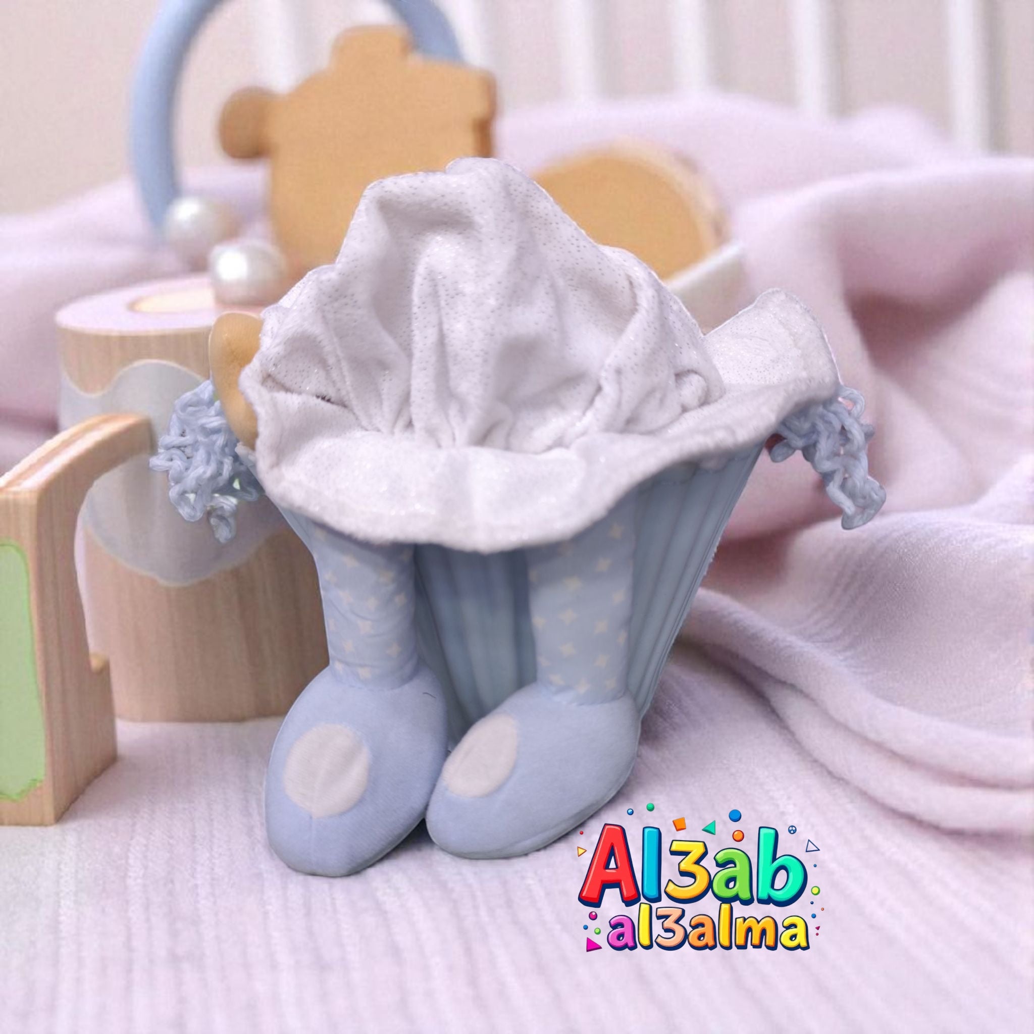 🎭 دمية القماش بجودة عالية – مرنة ومناسبة للتمثيل المسرحي 🌼💛LITTLE MISS MUFFIN